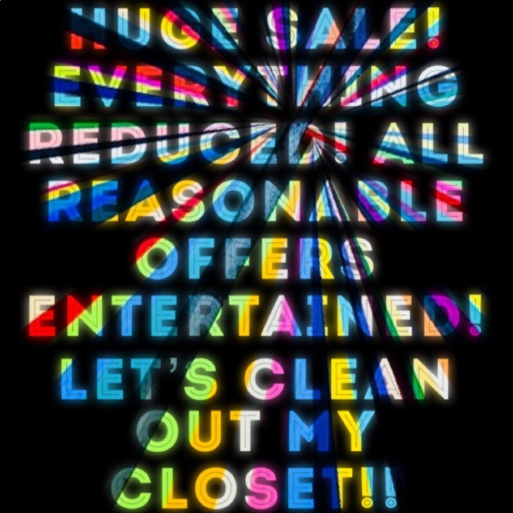 SALE! Check out my closet! Cheers